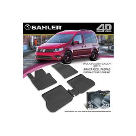 Sahler Volkswagen Caddy 2015 -2018 4D Havuzlu Paspas