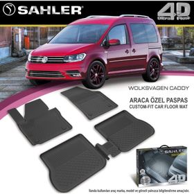 Sahler Volkswagen Caddy 2015-2019 4.5D Havuzlu Paspas