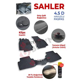 Sahler Volkswagen Golf 6 2008-2012 4.5D Havuzlu Paspas