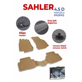 Sahler Volkswagen Golf 6 2008-2012 Bej 4.5D Havuzlu Paspas
