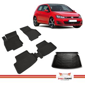 Sahler Volkswagen Golf 7 2012 Sonrası 4.5D Havuzlu Paspas