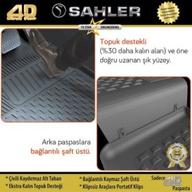 Sahler Volkswagen Golf 7 2012 Sonrası 4.5D Havuzlu Paspas