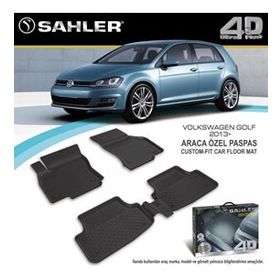 Sahler Volkswagen Golf 7 2012 Sonrası 4.5D Havuzlu Paspas