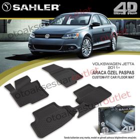 Sahler Volkswagen Jetta 2011-2019 4.5D Havuzlu Paspas