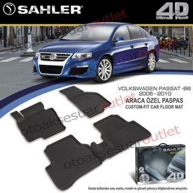 Sahler Volkswagen Passat B6 2005-2010 4.5D Havuzlu Paspas