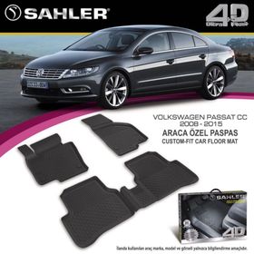Sahler Volkswagen Passat Cc 2008-2018 4D Havuzlu Paspas