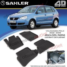 Sahler Volkswagen Polo 2002-2009 4.5D Havuzlu Paspas