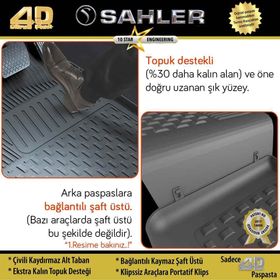 Sahler Volkswagen Polo 2010-2017 4.5D Siyah Paspas
