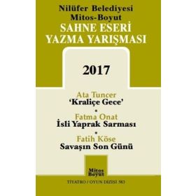 Sahne Eseri Yazma Yarışması 2017 - Ata Tuncer