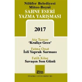 Sahne Eseri Yazma Yarışması 2017 - Ata Tuncer