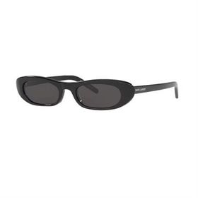 Saint Laurent SL 557 SHADE 001 53 Çekik Siyah Kemik Kadın Güneş Gözlüğü