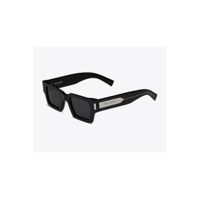 Saint Laurent SL 572 001 50 Kare Siyah Unisex Güneş Gözlüğü