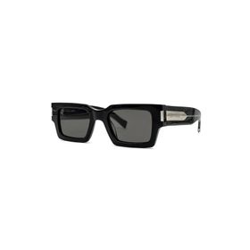 Saint Laurent SL 572 001 50 Kare Siyah Unisex Güneş Gözlüğü