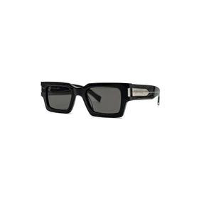 Saint Laurent SL 572 001 50 Kare Siyah Unisex Güneş Gözlüğü