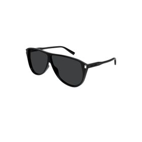 Saint Laurent SL 731 GASPAR 002 65 Pilot Siyah Kemik Erkek Güneş Gözlüğü