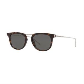 Saint Laurent SL 753 002 50 Unisex Yuvarlak Kırçıllı Kahverengi Kombine Kemik Güneş Gözlüğü