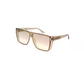 Saint Laurent SL 756 003 64 Kare Şeffaf Kahverengi Kemik Unisex Güneş Gözlüğü