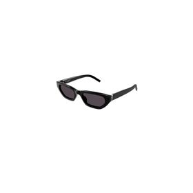 Saint Laurent SL M126 001 54 Çekik Siyah Kemik Kadın Güneş Gözlüğü