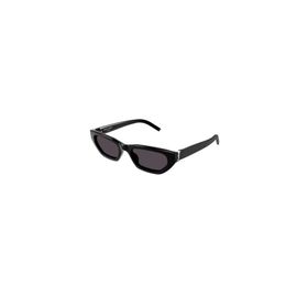 Saint Laurent SL M126 001 54 Çekik Siyah Kemik Kadın Güneş Gözlüğü