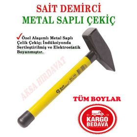 Sait Demirci 2000 gr Metal Saplı Çekiç
