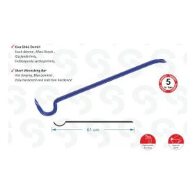 Sait Demirci SK 6000 1200 gr 61 cm Kısa Sökü Demiri