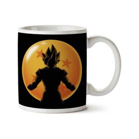 Saiyan Dragon Ball Silhouette Dragon Ball Super Baskılı Kupa