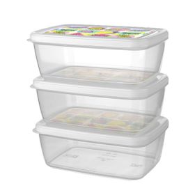 Saklama Kabı 3 lü Set 1200 ml