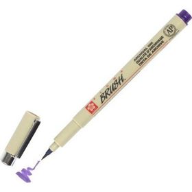 Sakura 24 Pigma Brush Pen Mor Fırça Uçlu Keçeli Kalem
