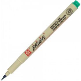 Sakura 29 Pigma Green Brush Pen