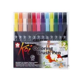 Sakura Koi Colour 12'li Fırça Uçlu Kalem Seti