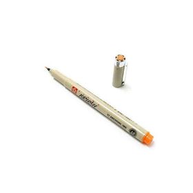 Sakura Pigma Brush Turuncu Fırça Uçlu Kalem