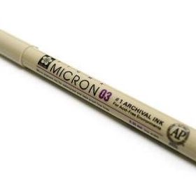 Sakura Pigma Micron 0.3 mm Siyah Çizim Kalemi