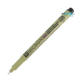 Sakura Pigma Micron 003 Siyah 0,15 mm Çizim Kalemi