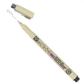 Sakura Pigma Micron 02 Siyah 0,3 mm Çizim Kalemi