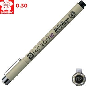 Sakura Pigma Micron 02 Siyah Teknik Çizim Kalemi