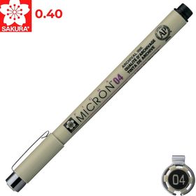 Sakura Pigma Micron 04 Siyah Teknik Çizim Kalemi