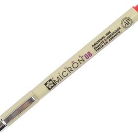 Sakura Pigma Micron 08 Kırmızı 0,5 mm Çizim Kalemi