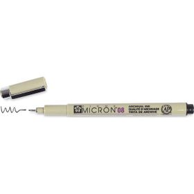 Sakura Pigma Micron 08 Siyah 0,5 mm Çizim Kalemi