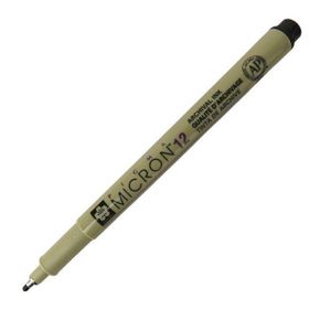 Sakura Pigma Micron 1.2 mm Siyah Teknik Çizim Kalemi