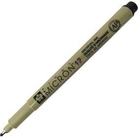 Sakura Pigma Micron 1.2 mm Siyah Teknik Çizim Kalemi