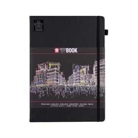 Sakura Siyah Kağıt 140 g 80 Yaprak Sketch Book