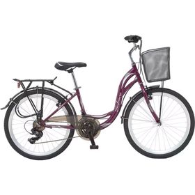Salcano Bodrum 700 Vr 21 Vites 28 Jant 17 Kadro Pembe Beyaz Unisex Şehir Bisikleti