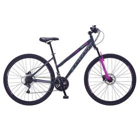 Salcano City Lily 28'' Jant V-Fren 21 Vites Gri Mor Şehir Bisikleti