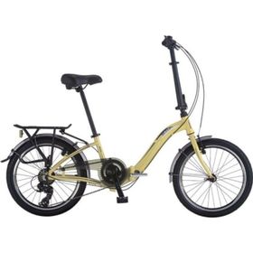 Salcano SLCN200 Full Shimano 20 Jant 7 Vites Bej Katlanır Bisiklet