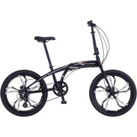 Salcano SLCN400 HD 24 Jant 8 Vites Koyu Petrol Katlanabilir Bisiklet