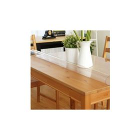 Salev Şeffaf Pvc Kalın 80x70 cm Masa Örtüsü