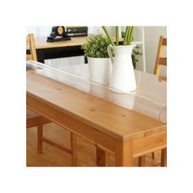 Salev Şeffaf Pvc Kalın 80x70 cm Masa Örtüsü