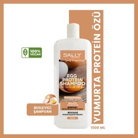 Sally 1 lt Egg Yumurta Protein Özlü Tüm Saç Tipleri Şampuan