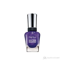 Sally Hansen Purple Pulse Complete Salon Manicure 5 Etkili Işıltılı Mor 470 Oje