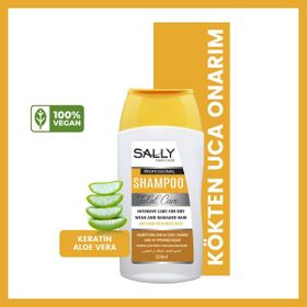 Sally Kuru ve Yıpranmış Saçlar İçin Keratin Bakım Komple Onarım Total Care 200 ml Şampuan